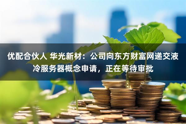 优配合伙人 华光新材：公司向东方财富网递交液冷服务器概念申请，正在等待审批